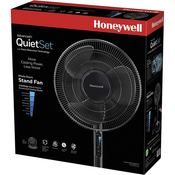 Honeywell Advanced QuietSet 16" Stand Fan With Noise Reduction Technology